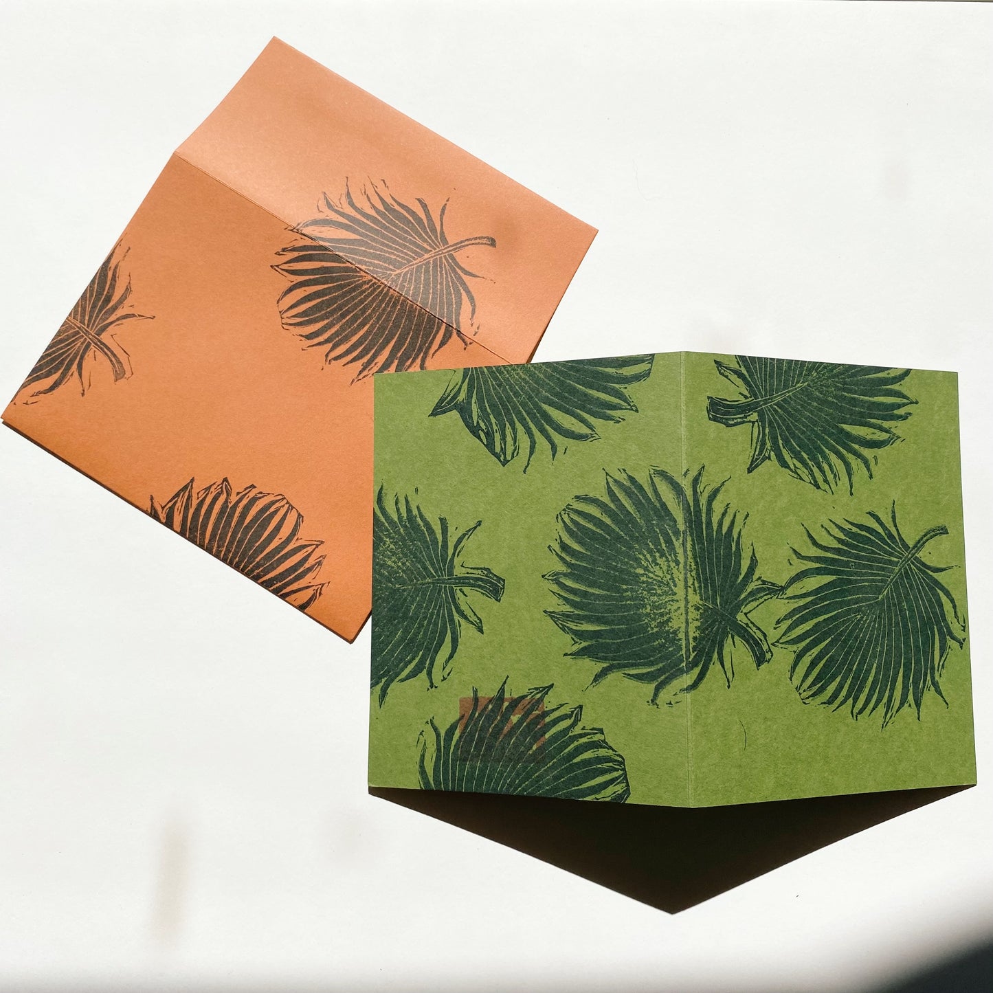 Hand Printed Aloha Card