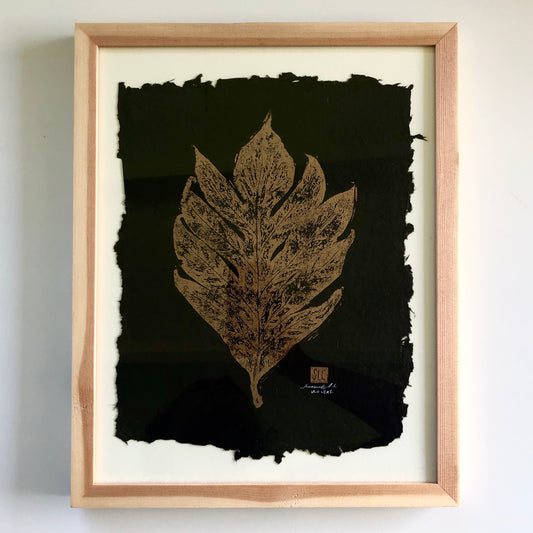 ULU LEAF- unframed 11x14